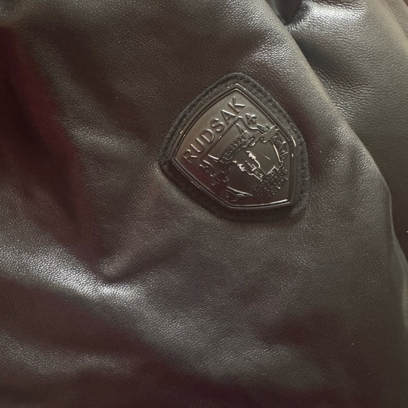 Rudsak Genuine Leather & Fur Grace Jacket Size: XXL - Picture 7 of 11